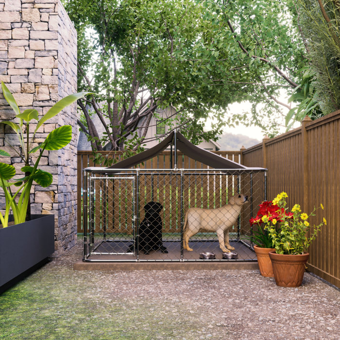 Thanaddo Outdoor Large Dog Pen Wayfair